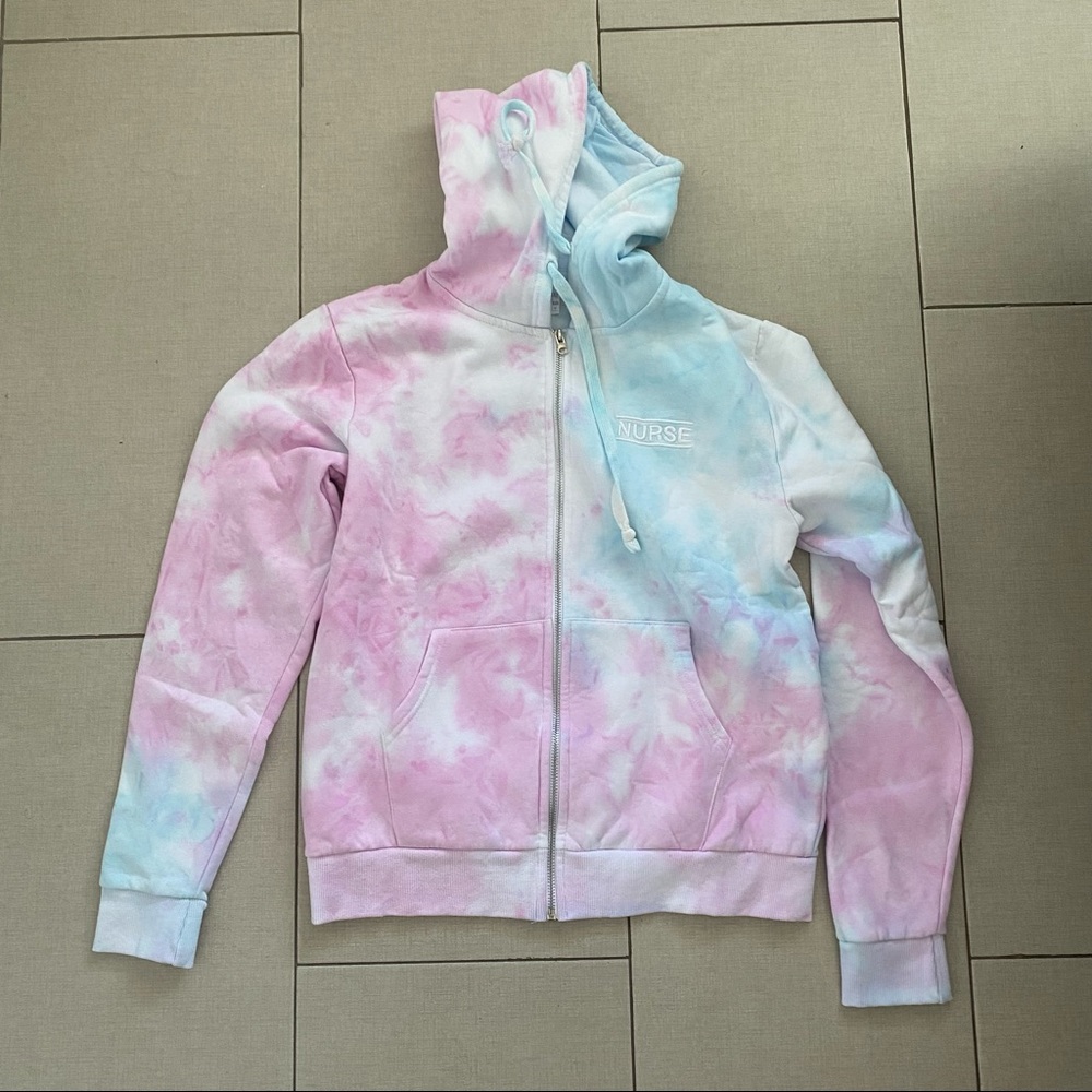 Tie dye nurse jacket never worn